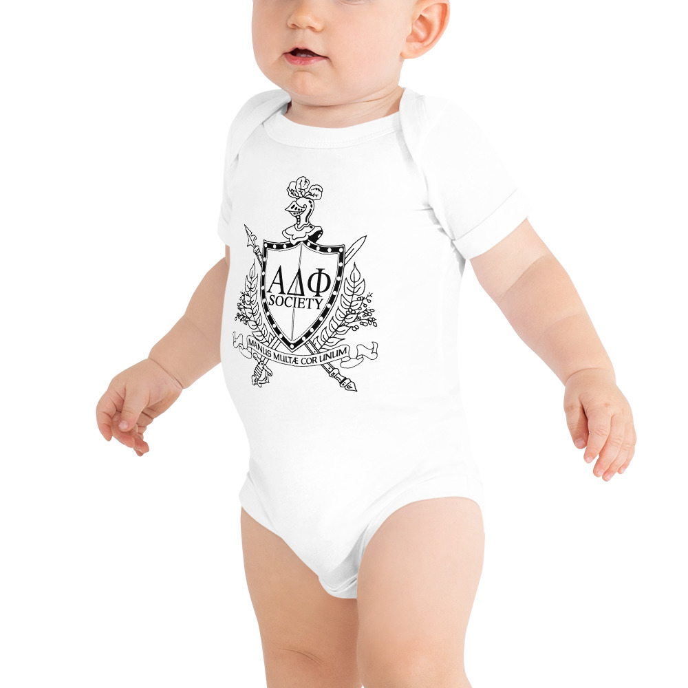 Society Crest Baby Onesie - Image 2