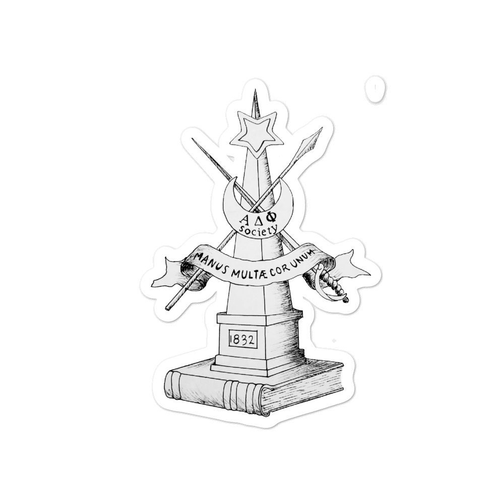 Sword, Spear, and Monument Sticker - Image 2