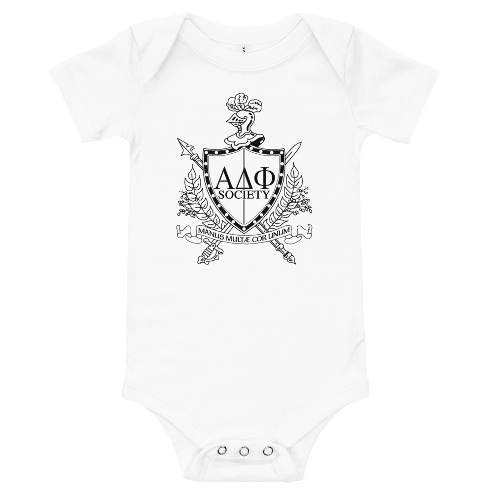 Society Crest Baby Onesie - Image 4