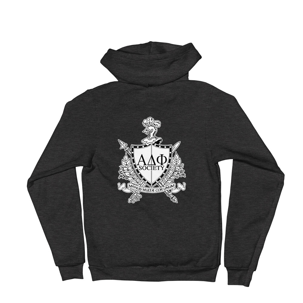 Society Crest Back Print Zip-Up