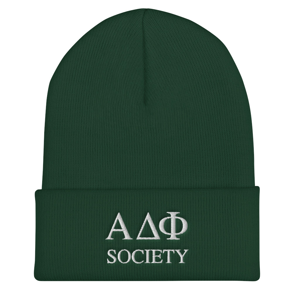 ADPS Greek Letters Cuffed Beanie