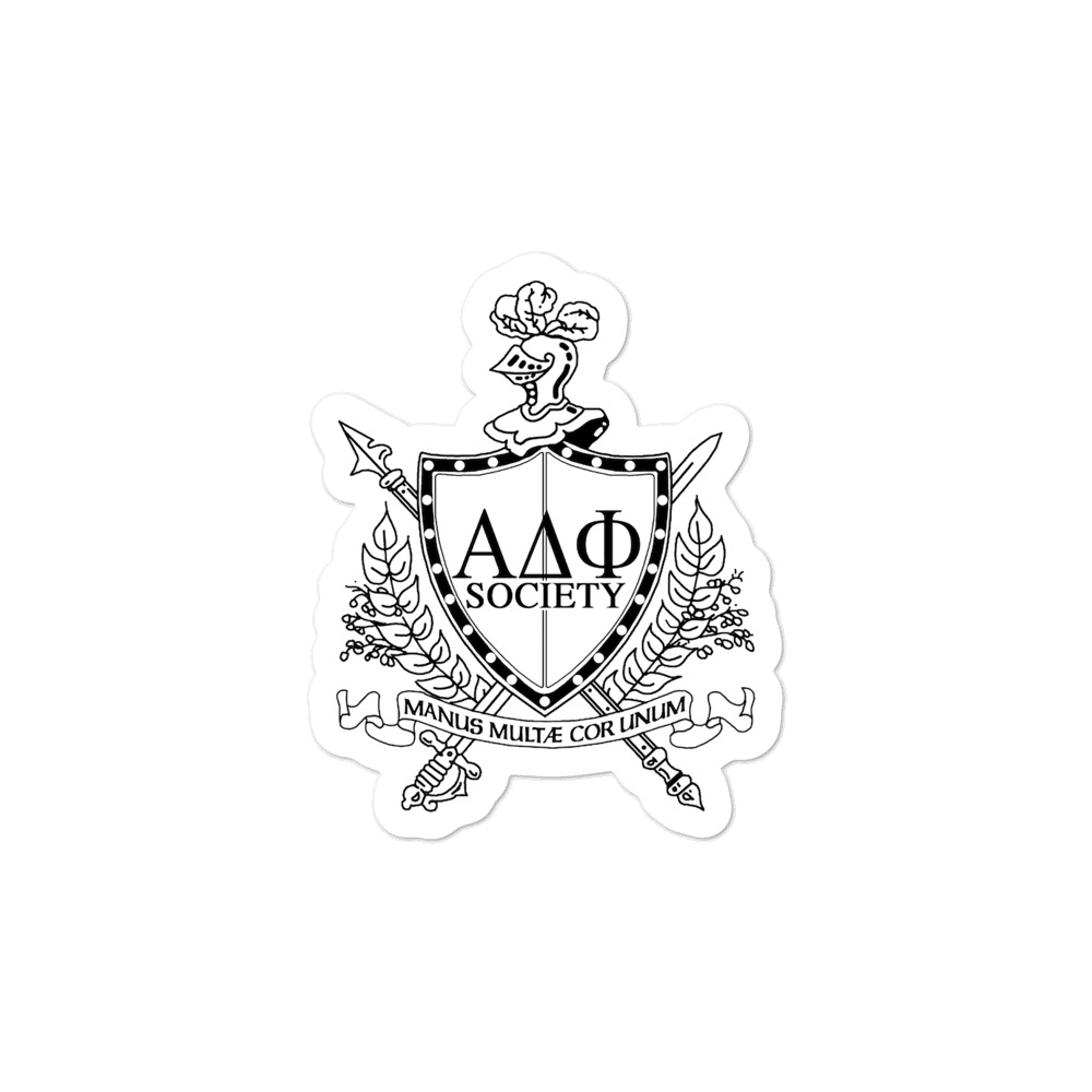 Society Crest Sticker