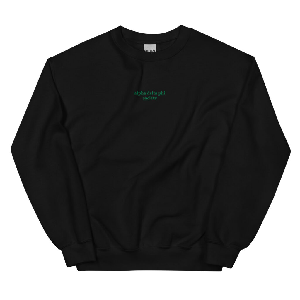 Alpha Delta Phi Society Embroidered Sweatshirt